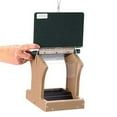 thumbnail image 5 of Birds Choice 8.75" Small Recycled Plastic Hanging Hopper 2-Sided Bird Feeder, Taupe/Green, 5 of 6