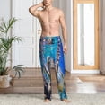 thumbnail image 3 of Cauagu Sea Turtle Swims Mens Pajama Pants Sleep & Lounge Pants,PJ Bottoms with Pockets-XX-Large, 3 of 7