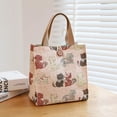 thumbnail image 3 of Bolsa de lona para lonchera, bolsa de gran capacidad para el almuerzo, bolsa para el almuerzo para trabajadores de oficina, bolsa para llevar arroz en la mano, linda momia con bolsa de arroz, 3 of 5