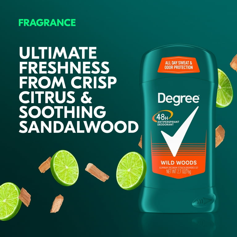 Degree Long Lasting Men's Antiperspirant Deodorant Stick Twin Pack
