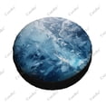 thumbnail image 5 of Abstract Ice Art Pattern Polyester Universal Spare Wheel Tire Cover Wheel Covers for Trailer RV SUV Truck Camper, 5 of 5