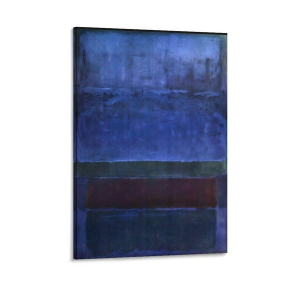 Mark Rothko Prints Wall Art Paintings Poster (4) Wall Art Poster Scroll Canvas Painting Picture Living Room Decor Home 08x12inch(20x30cm)