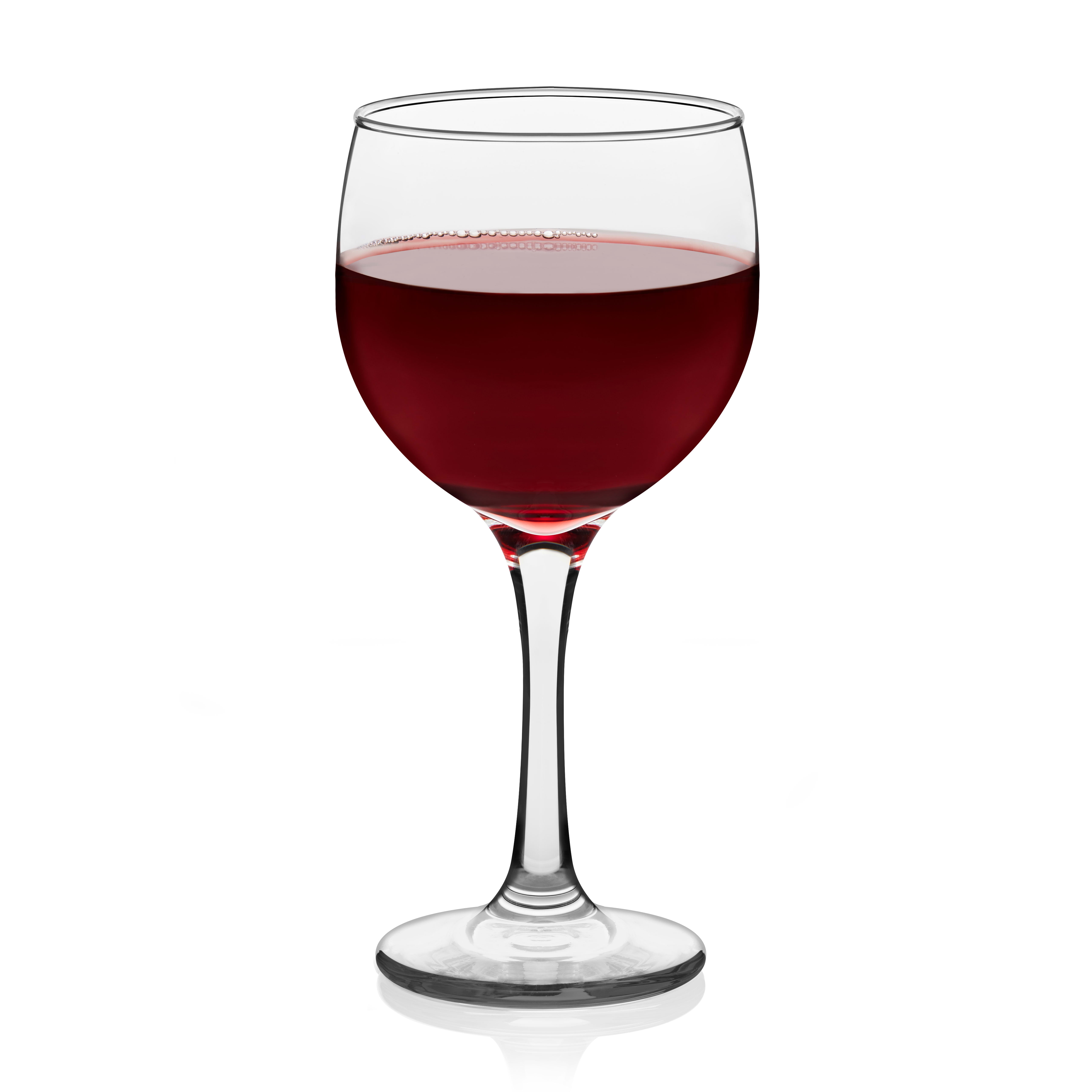 Libbey Claret Red Wine Glasses, Set of 8