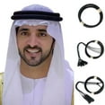 thumbnail image 6 of 1Pcs New Muslim Man Saudi Arabic Dubai Desert Accessories Islamic Clothing Egal Shemagh Shawl Headwear Rope Headrope 57CM STYLE 2, 6 of 8