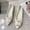 Beige, variant on Gamivast Flat Shoes for Women Buckle Detail Faux Suede Ballet Flats Pointed Toe Slip On Dress Flats for Office Work Wedding Party Travel Footwear Beige 41