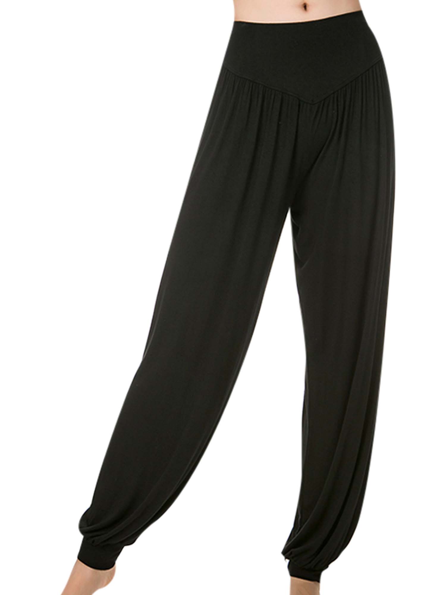 Cindysus Women Yoga Pants Indian Harem Pant Wide Leg Hippie Trouser