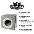 thumbnail image 3 of Petmaker Cozy Cave Pet Cat Bed, Gray, 3 of 8