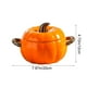 thumbnail image 3 of Utensilios de cocina, accesorios de cocina, vajilla de cerámica con forma de calabaza de 800 ml, ideal para Halloween, avena, leche o desayuno. Regalo perfecto para estas fiestas. Tazón de cerámica co, 3 of 8