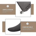 thumbnail image 2 of Detachable Paddle Fin Plastic Surfboard Stabilizer for Canoe & Surfboard - 24.5x16.1cm Black, 2 of 2