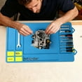 thumbnail image 5 of Tool Mat Flexible Steel Sheet Organizer Tray for Precision Workbench Workshop Measuring Tools, 5 of 5