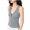 Gray, variant on Womens V Neck Tank Tops Summer Ribbed Sleeveless Henley Shirts Casual Loose Fit Button Up Cami Knit Tees White