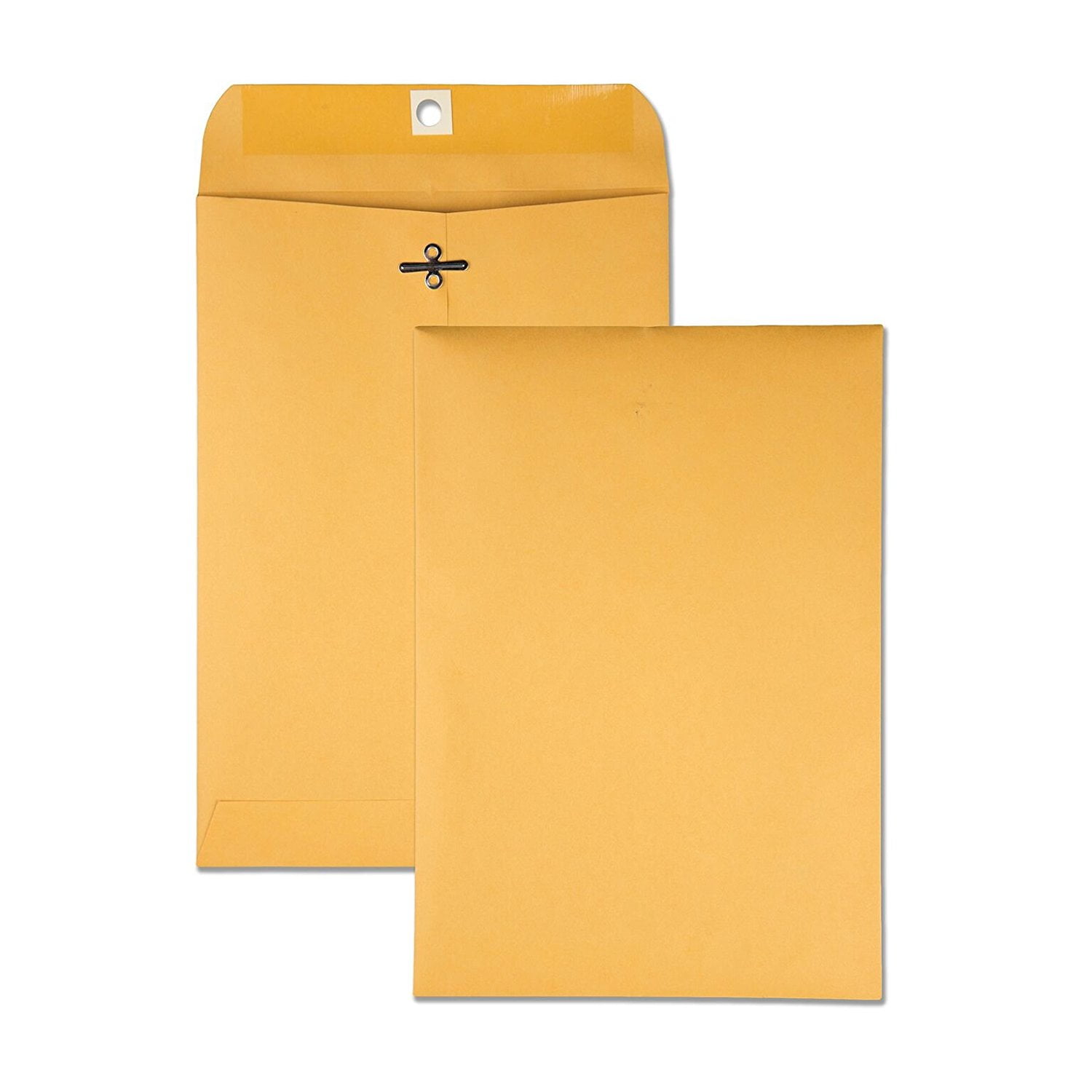 Clasp Envelopes, 7 x 10 Inch, Brown Kraft, Box of 100 (37868), Clasp envelope on paper stock