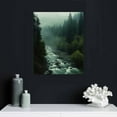 thumbnail image 4 of ARISTURING Cuadros De Pared De Sala,  Framed Canvas Wall Art Woodland Nursery Decor Forest Rivers Canvas Prints Home Artwork Decoration for Living Room,Bedroom - 16x20 inch, 4 of 4