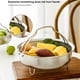 thumbnail image 1 of XWSHYW Utensilios y Gadgets de Cocina. Cesta de Drenaje con Orificio Denso de Acero Inoxidable 304, Cesta para Lavado de Verduras, Olla Arrocera, Separación de Sopa de Arroz y Estante de Separación d, 1 of 6