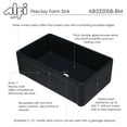 thumbnail image 5 of ALFI brand AB3320SB-BM 33 inch Black Reversible Single Fireclay Farmhouse Kitchen Sink, 5 of 10