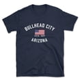 thumbnail image 1 of Bullhead City Arizona Patriot Men's Cotton T-Shirt, 1 of 1