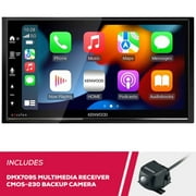 New Kenwood DMX709S 6.8" Multimedia and CMOS-230LP Universal Backup Camera
