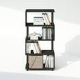 thumbnail image 6 of Furinno Reed 5-Tier S-Shaped Bookcase, Bookshelf, Espresso, 6 of 6