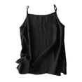 thumbnail image 3 of SHenli Workout Tops for Women Racerback Sleeveless Cropped Tank Tops Open Back Camisole Yoga Running Shirts for Women Oversized Gym Clothes Black M, 3 of 4