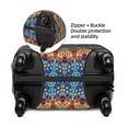thumbnail image 4 of Xecao Round Mandala print Elastic Luggage Cover, with double-sided print , is perfect for travel, business, and daily use, 4 of 9