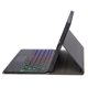 thumbnail image 4 of Funda de cuero + teclado Bluetooth con panel táctil para Samsung Galaxy Tab A9 + X210 X215 X216, retroiluminación y ranura para bolígrafo, 4 of 5