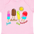 thumbnail image 4 of Inktastic Just Chillin This Summer- popsicles Boys or Girls Baby Bodysuit, 4 of 5