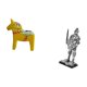 thumbnail image 5 of Estatua de caballero sueco, adorno coleccionable, figura de caballo dalecarliano, escultura de animal, vintage, creativa, para mesa, entrada, estanter, 5 of 8