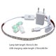 thumbnail image 5 of Máquina de coser Tira de luz LED Adhesivo impermeable Accionado por USB Cadena de luz LED flexible, enchufe de la UE Advancent HA4743-02B, 5 of 6
