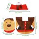 thumbnail image 4 of Juego de alfombras navideñas para asiento de inodoro, alfombrilla antideslizante para pedestal, decoración de baño de Navidad, animal Yuarrent HA001041-03, 4 of 6