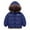 Navy, variant on XIMIN Kids Boys Girls Winter Coat Puffer Jacket Heavyweight Soft Sherpa Fur Lined Parka Jackets Hooded Fleece-Lined Wear Waterproof Warm Thickened Winter Clothes