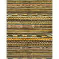 thumbnail image 1 of Ahgly Company Tapis d'Intérieur Rectangulaire Abstrait Orange G Lavable en Machine, 2' x 4', 1 of 7