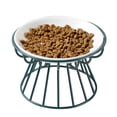 thumbnail image 4 of Raised Bowls Holder Dish Bracket for and Water Dish Solid Metal Protect Pet Spine Single Bowl, 4 of 7