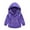 Purple, variant on Generic Kids Long Sleeve Windbreaker Children'S Lightweight Long Sleeve Coat Kids Boys Girls Winter Coat With Pocket Hooded Jacket Toddler Zipper Windproof Outwear Girls Outerwear Jackets