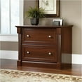 thumbnail image 2 of Bowery Hill 2 Drawer Wood Lateral File Cabinet in Select Cherry, 2 of 4