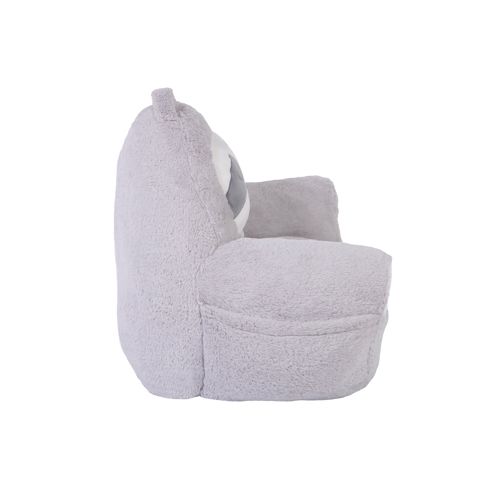 Cuddo Buddies Kids Toddler Plush Character Chair Gray Sloth Walmart