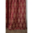 thumbnail image 3 of Kenyon Damask Textured Jacquard 54 x 84 in. Single Rod Pocket Curtain Panel w/Attached 18 in. Valance, 3 of 5