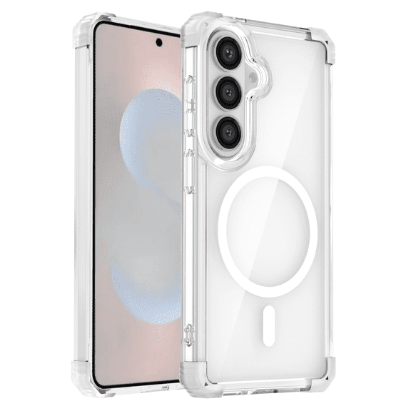 SELOZKE for Samsung Galaxy S26 5G 2026 Phone Holder, Magnetic Protective Phone Case (Transparent)