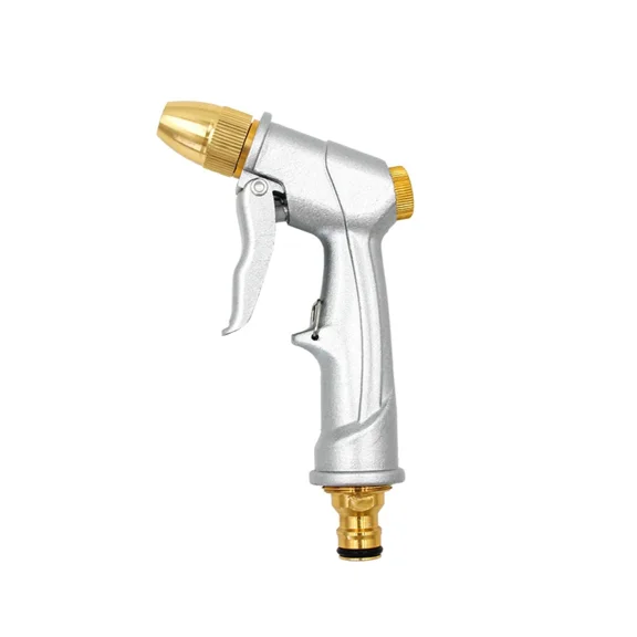 PURELY- High Pressure Water Spray Gun Metal Nozzle Garden Accessories Hose Pipe Lawn Car