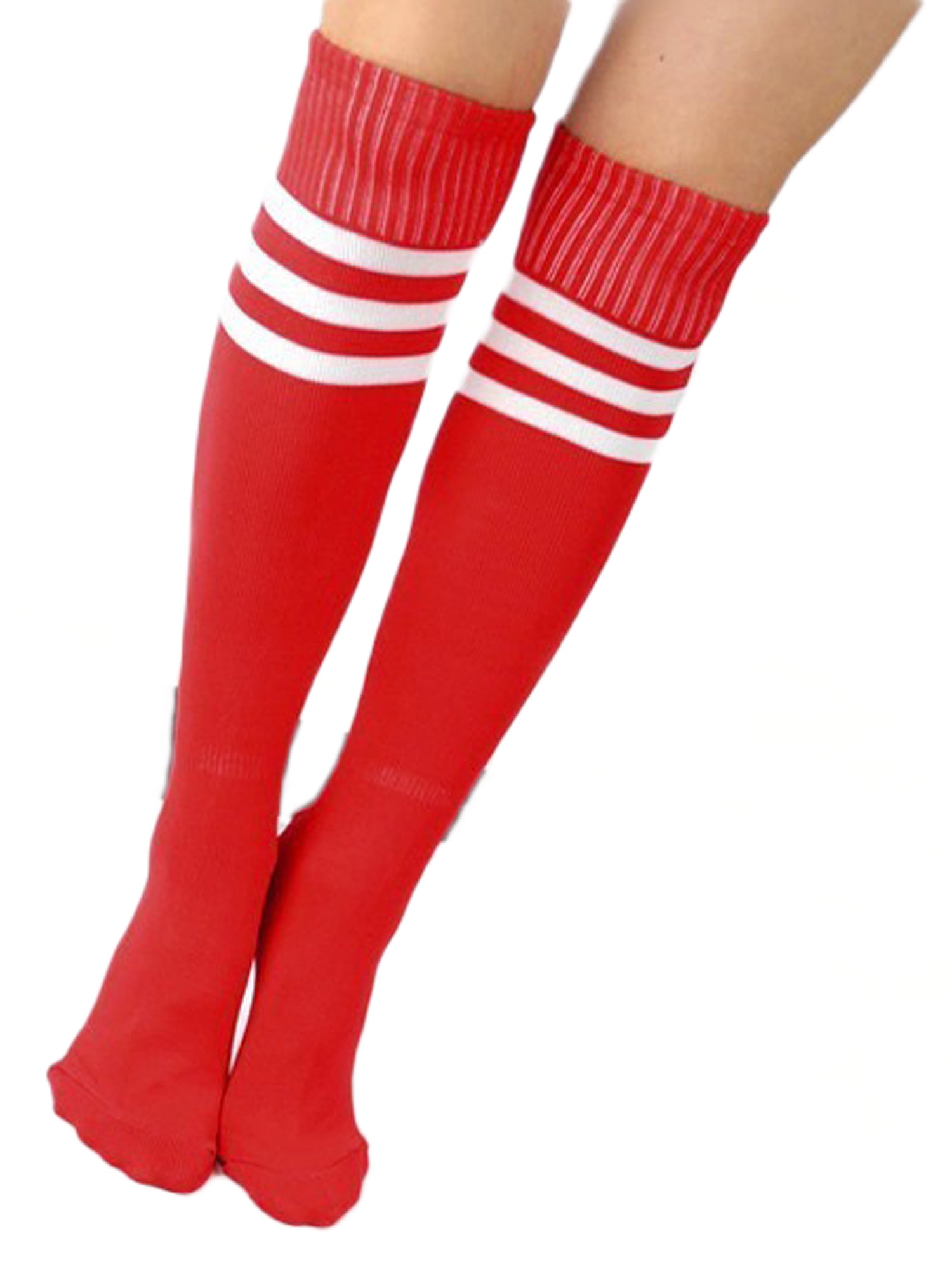 Ladies Thigh High Over-Knee Stocking Women Soccer Rugby Sports Tube SocksCosplay