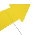 LITINKIMI 10Pcs Outdoor Yellow Arrow Signs with Stakes Durable ...