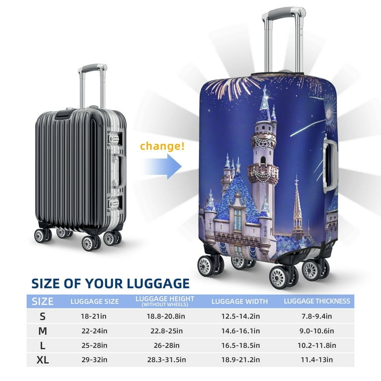 Disney Characters Luggage Cover Protective Washable Suitcase Cover Travel High Elastic Fibers Suitcase Protector Fits Small Walmart