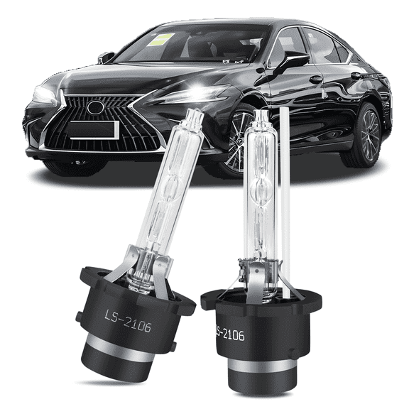 OBNDVU D4S Xenon HID Headlight Bulbs for Lexus ES350 2007-2015 Low Beam, 2 Pack, 6000K White