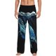 thumbnail image 1 of Fotbe Ocean Turtle Pantalones de Pijama para Hombre, Pantalones de Dormir, Pantalones de Casa con Cintura Ajustable y Bolsillos-Small, 1 of 6