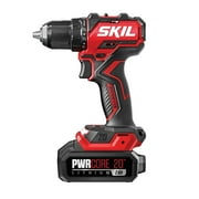 SKIL CB8437B-10 20V PWRCORE 20 Brushless Compact Lithium-Ion Cordless Drill Driver and Impact Driver Combo Kit (2 Ah)