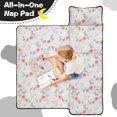 thumbnail image 4 of Pioneer Flower Floral Print Pattern Teens Toddler Nap Mat with Pillow, Sleeping Mat Bag for Preschool Daycare 60"x20", 4 of 6