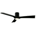 thumbnail image 4 of Aviator 54" Matte Black Smart Flush Mount Ceiling Fan with Remote Control, 4 of 10
