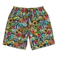 thumbnail image 5 of Goofa Color Summer Printed Mens Swim Trunks Summer Quick Dry Short Beach Swimwear Bathing Suits-Medium, 5 of 9
