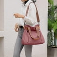 thumbnail image 4 of Sunshinejing Women's Canvas Tote Bag Work Shoulder Crossbody Bags Vintage Multi-pocket Handbags, 4 of 14