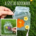 thumbnail image 4 of 40 Pcs Transparent Dried Flower Bookmarks, 2025 Handmade DIY Bookmarks Without Dried Flowers, Cute Clear Bookmark Kit for Pressed Flowers Page Clips Bookmark (A), 4 of 8