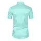 thumbnail image 4 of pstuiky Camisa de manga corta para hombre, Camiseta de verano fina de manga corta con cuello redondo, holgada, de color liso, informal, de manga corta y cuello redondo para hombre l, 4 of 4